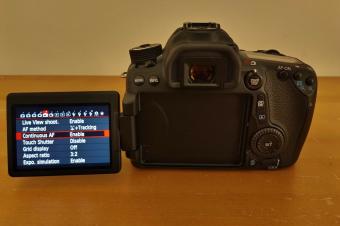 2 months Used Canon EOS 70D 20.2MP DSLR with 1855mm lens